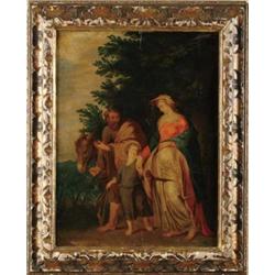 UNSIGNED (European, 19th Century) FLIGHT INTO EGYPT.