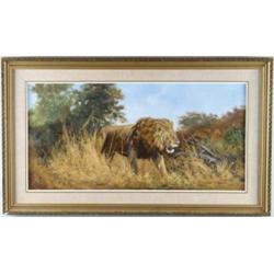 JOHAN SERICKE (20th Century) THE LION.