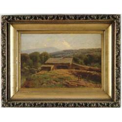 WILLIAM BLAIR BRUCE (Canadian, 1859-1906) THE SAWMILL.