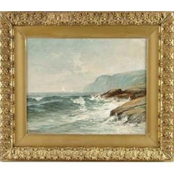 EDWARD E. BURRILL (American, 1835-1913) BLACK HEAD, MONHEGAN ISLAND.