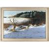 Image 1 : THOMAS CROTTY (American, 20th Century) MAINE WINTER LANDSCAPE.