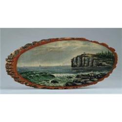 GEORGE M. HATHAWAY (American, 1852-1903) “WHITE HEAD CUSHING’S ISLAND PORTLAND HARBOR, ME”.