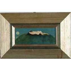 ATTRIBUTED TO ROCKWELL KENT (American, 1882-1971) “MOONGLOW”.