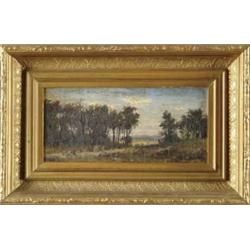 HARRISON BIRD BROWN (American, 1831-1915) NEW ENGLAND LANDSCAPE.