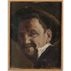 WALDO PEIRCE (American, 1884-1970) SELF PORTRAIT.