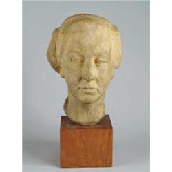 MILTON ELTING HEBALD (American, 1917) BUST OF MRS. CUMMINGS.