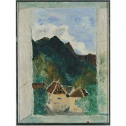 IDA GORDY (European, 29th Century) “FROM MY WINDOW”.