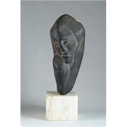 CHARLES GORDON CUTLER (American, 1914-) HEAD SCULPTURE.