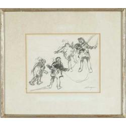 ASHLEY F. BRYAN (American, 20th Century) SKIPPING ROPE.