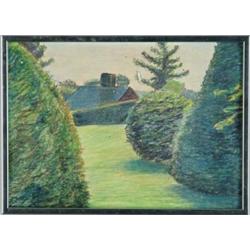 PETER WISE (American, 20th Century) SCULPTURED LAWN.