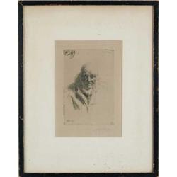 ANDERS LEONARD ZORN (American, 1860-1920) DJOS MATE.