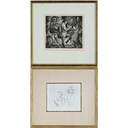 THREE ENGRAVINGS (American, 20th Century).