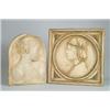 Image 1 : UNSIGNED (20th Century) TWO PLASTER RELIEF PLAQUES.