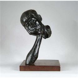 SIGMUND ABELES (American, 1934-) “SELF PORTRAIT AS DAY DREAMER”.