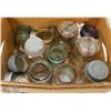 Image 1 : BOX OF VINTAGE JARS