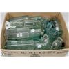 Image 1 : BOX OF VINTAGE GLASS BOTTLES