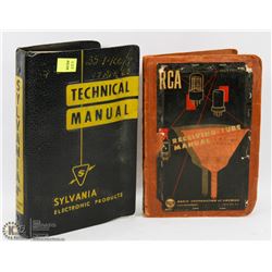 VINTAGE RCA RECEIVING TUBE MANUAL SOLD WITH