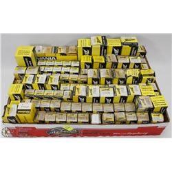 FLAT OF VINTAGE RADIO TUBES