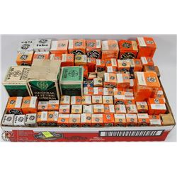 FLAT OF VINTAGE RADIO TUBES