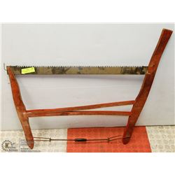 ANTIQUE 2 MAN SAW. COLLECTIBLES