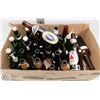 Image 1 : BOX OF VINTAGE BEER BOTTLES