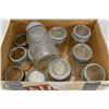 Image 1 : BOX OF VINTAGE JARS, SOME WITH LIDS