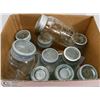 Image 1 : BOX OF VINTAGE JARS