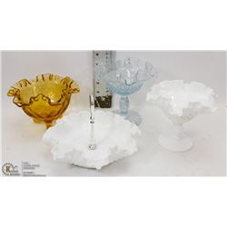 BOX OF FENTON SIGNED PIECES