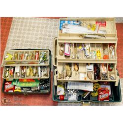 PLANO TACKLEBOX FULL OF VINTAGE TACKLE, INCLUDING