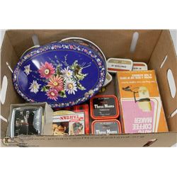 VINTAGE ESTATE LOT - INCLUDES TOBACCO TINS & MORE
