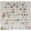 Image 1 : SHEET OF 84 VARIOUS COLLECTOR PINS