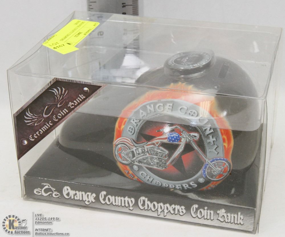 ORANGE COUNTY CHOPPERS COIN BANK Kastner Auctions