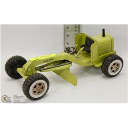 VINTAGE GREEN METAL TONKA CONSTRUCTION GRADER