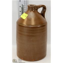 BROWN CORN WHISKEY JUG