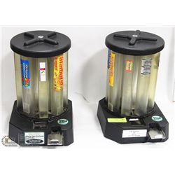 LOT OF 2 MULTI BRAND CANDY DISPENSERS WITH KEYS