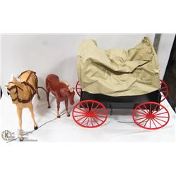 MARKS JOHNNY WEST COVERED WAGON COMPLETE IN