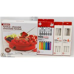 STOKES FONDUE SET WITH FORKS