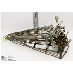 24 VINTAGE HIDE STRETCHERS