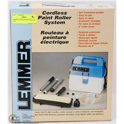 LEMMER CORDLESS PAINT ROLLER NEW.