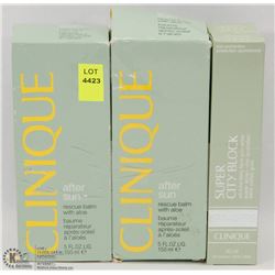 BOTTLE OF SKIN PROTECTION & 2 BOTTLES OF AFTER SUN