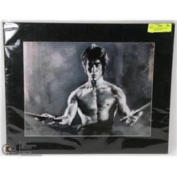 BRUCE LEE PRINT READY FOR FRAMING BY ARTIST