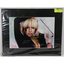 LADY GAGA PRINT READY FOR FRAMING BY ARTIST