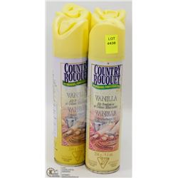 6 CANS OF COUNTRY BOUQUET AIR FRESHENER