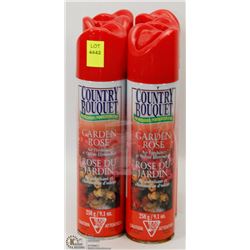 6 CANS OF COUNTRY BOUQUET AIR FRESHENER