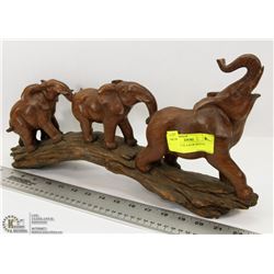 ELEPHANTS IN A ROW STATUE