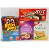 Image 1 : LOT OF 4 BOXES OF ASSORTED COOKIES AND SNACKS