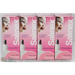 BAG OF 4 BABY SALINEX NASAL DROPS