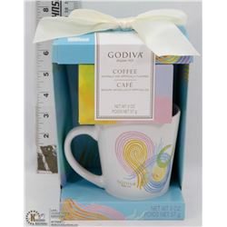 NEW GODIVA MUG GIFT SET
