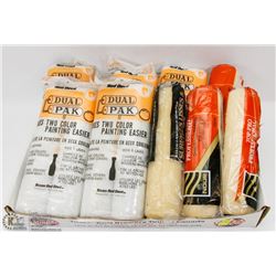 FLAT OF PAINTING ROLLER REFILLS