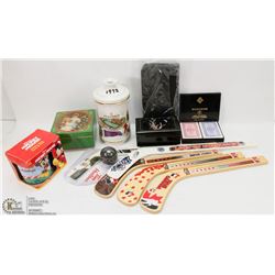 LOT OF COLLECTIBLES INCL MUSICAL BOXES, MICKEY